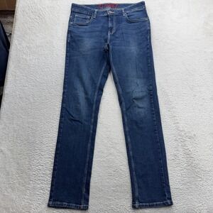 Indian Terrain Brooklyn Slim Fit Mens Medium Wash Blue Denim Jeans 34 x 32